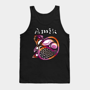 Amik (Beaver) Lesbian Pride Tank Top